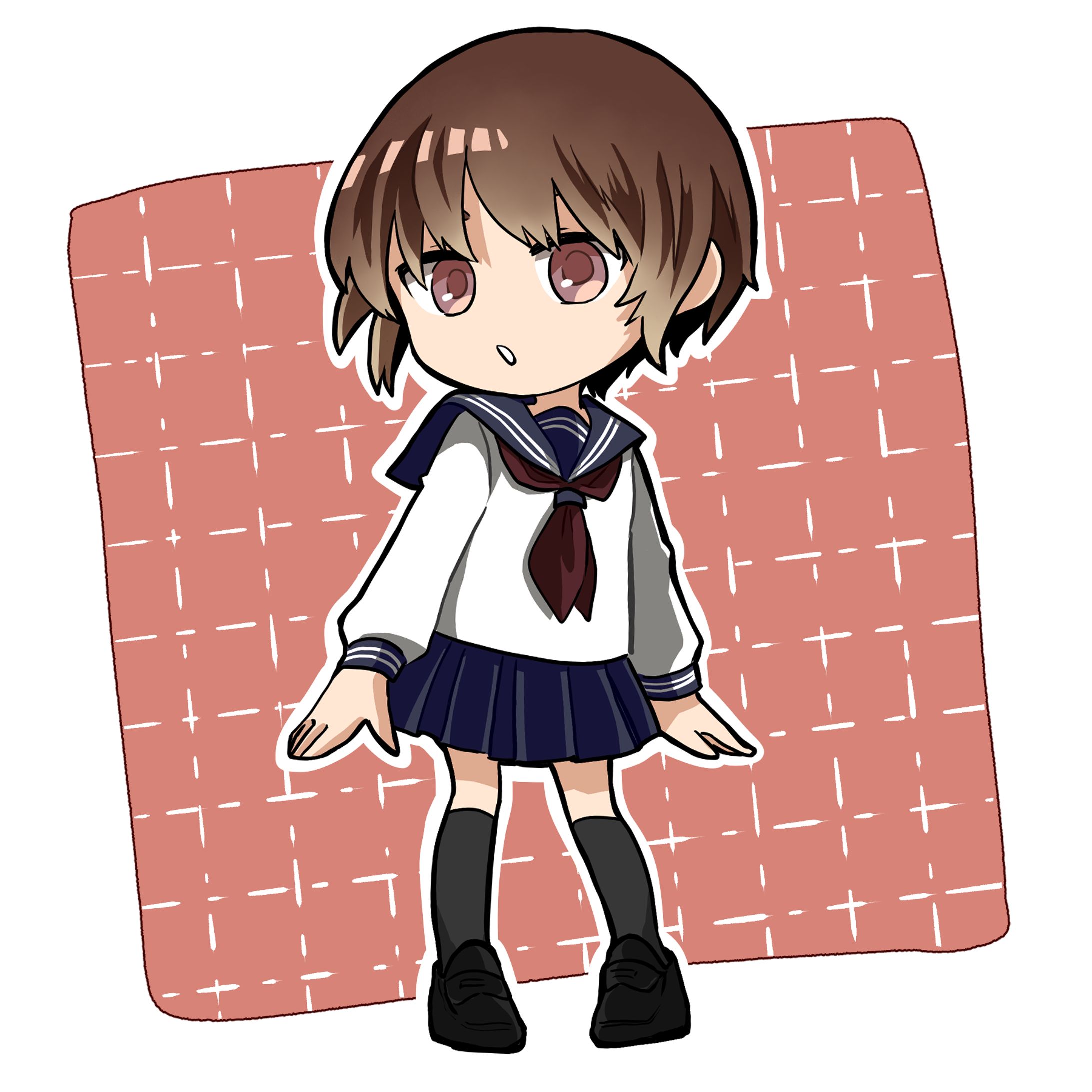 等身が小さめのイラスト-1