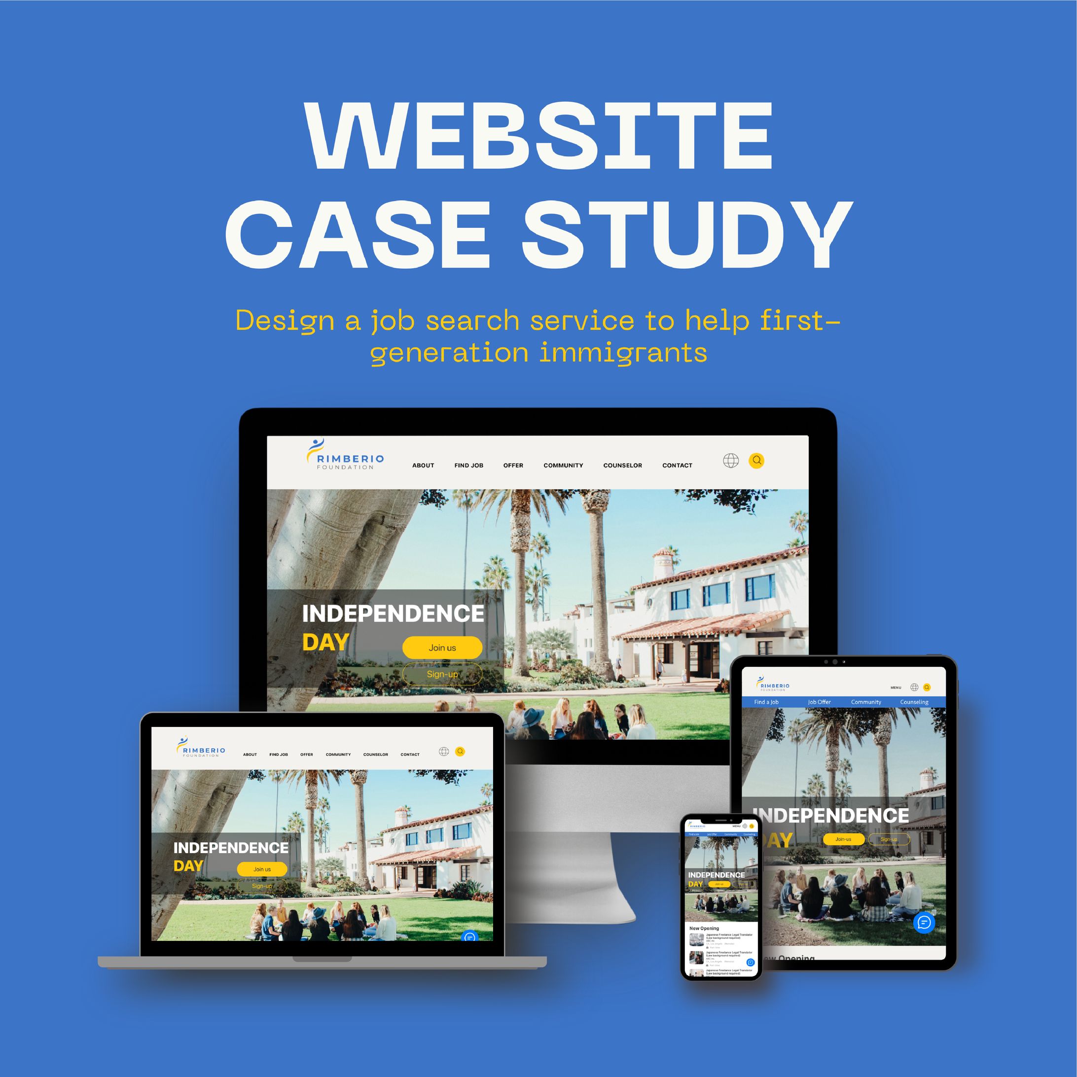 Design a job search service to help first-generation immigrants as Practice-1