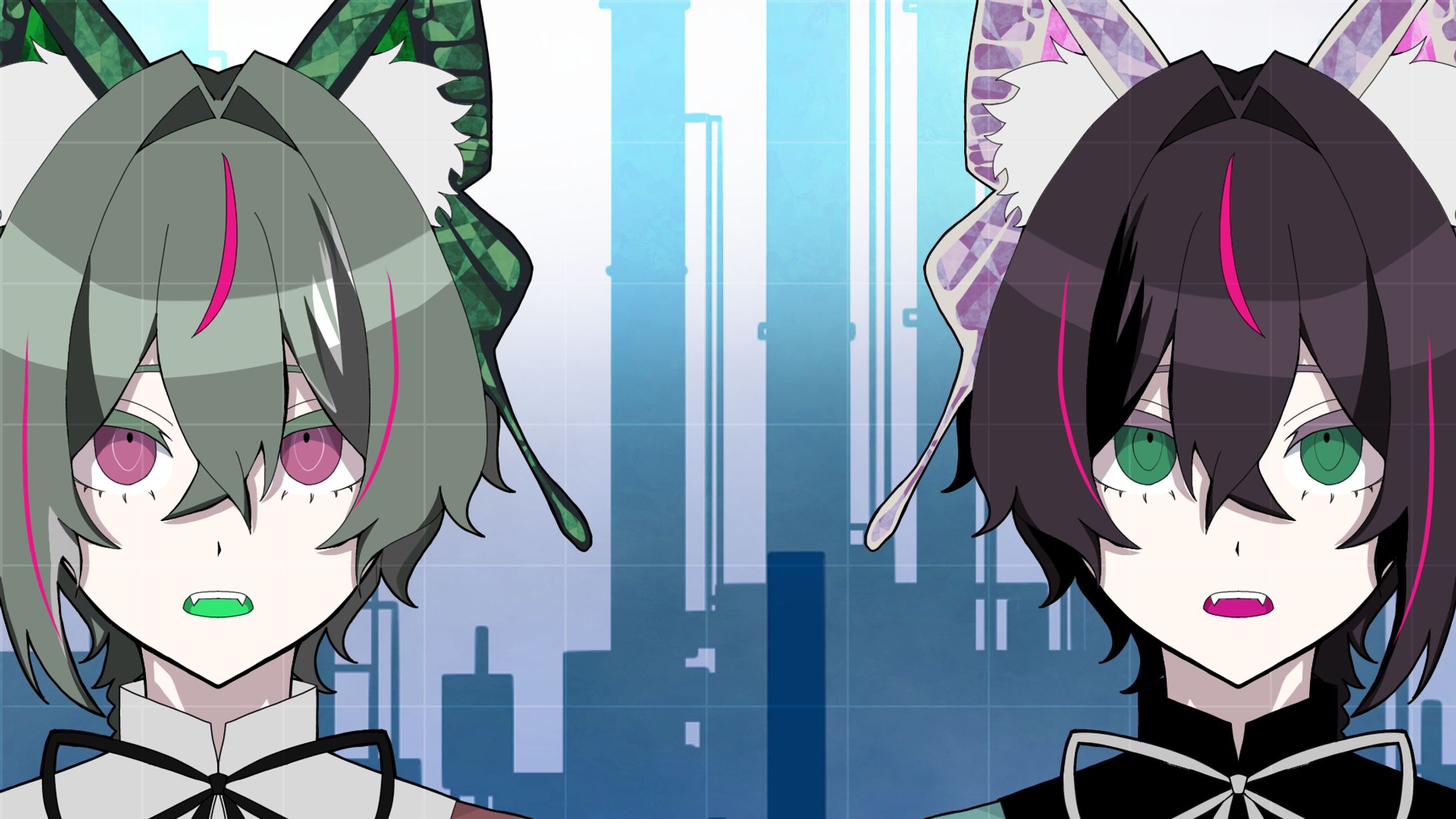 【サムネイルイラスト】『ダンガンロンパ』ゲーム配信サムネイル-1