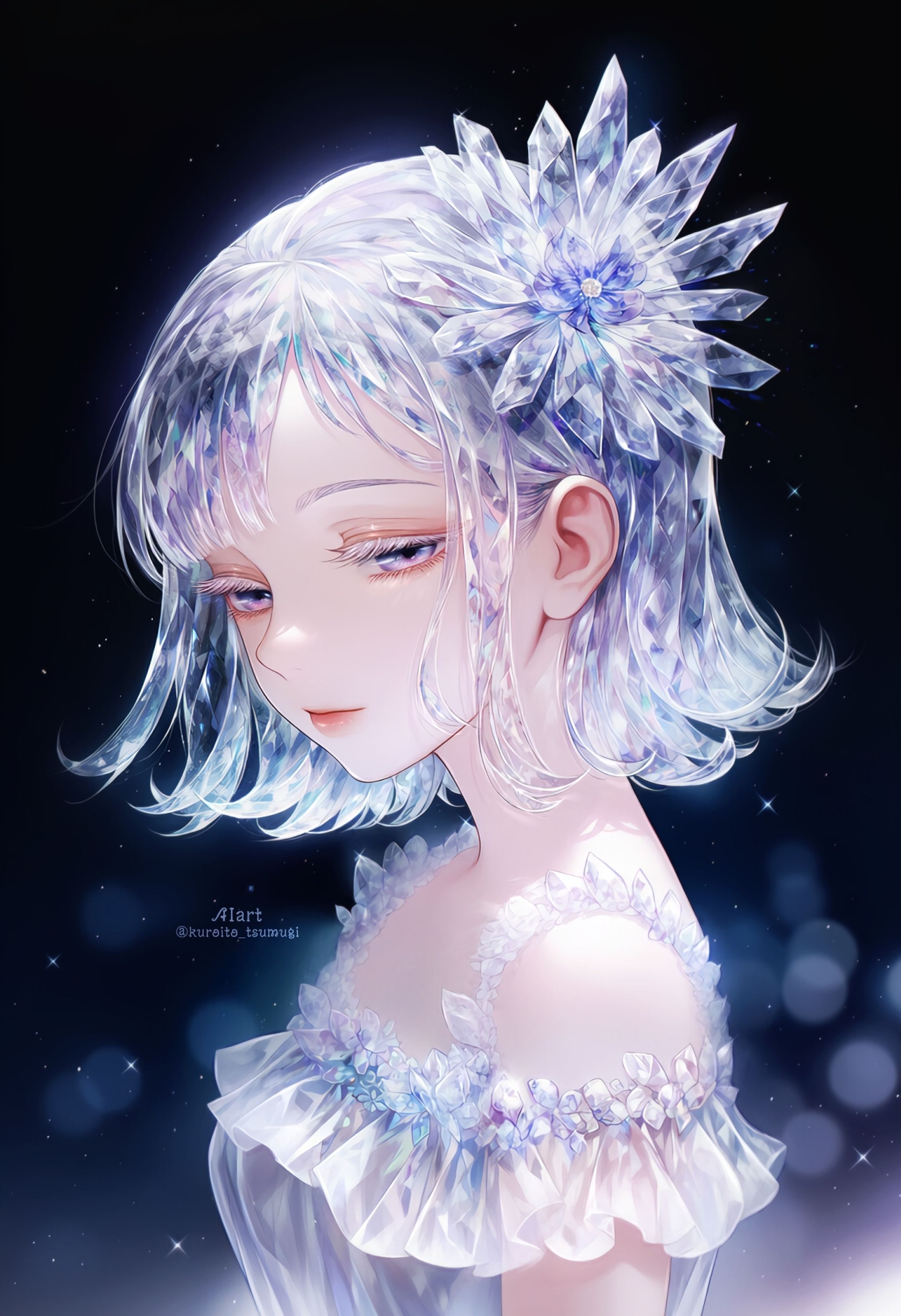 Crystal lady│AIart-1