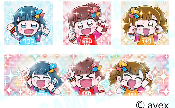 声優グッズ用イラスト