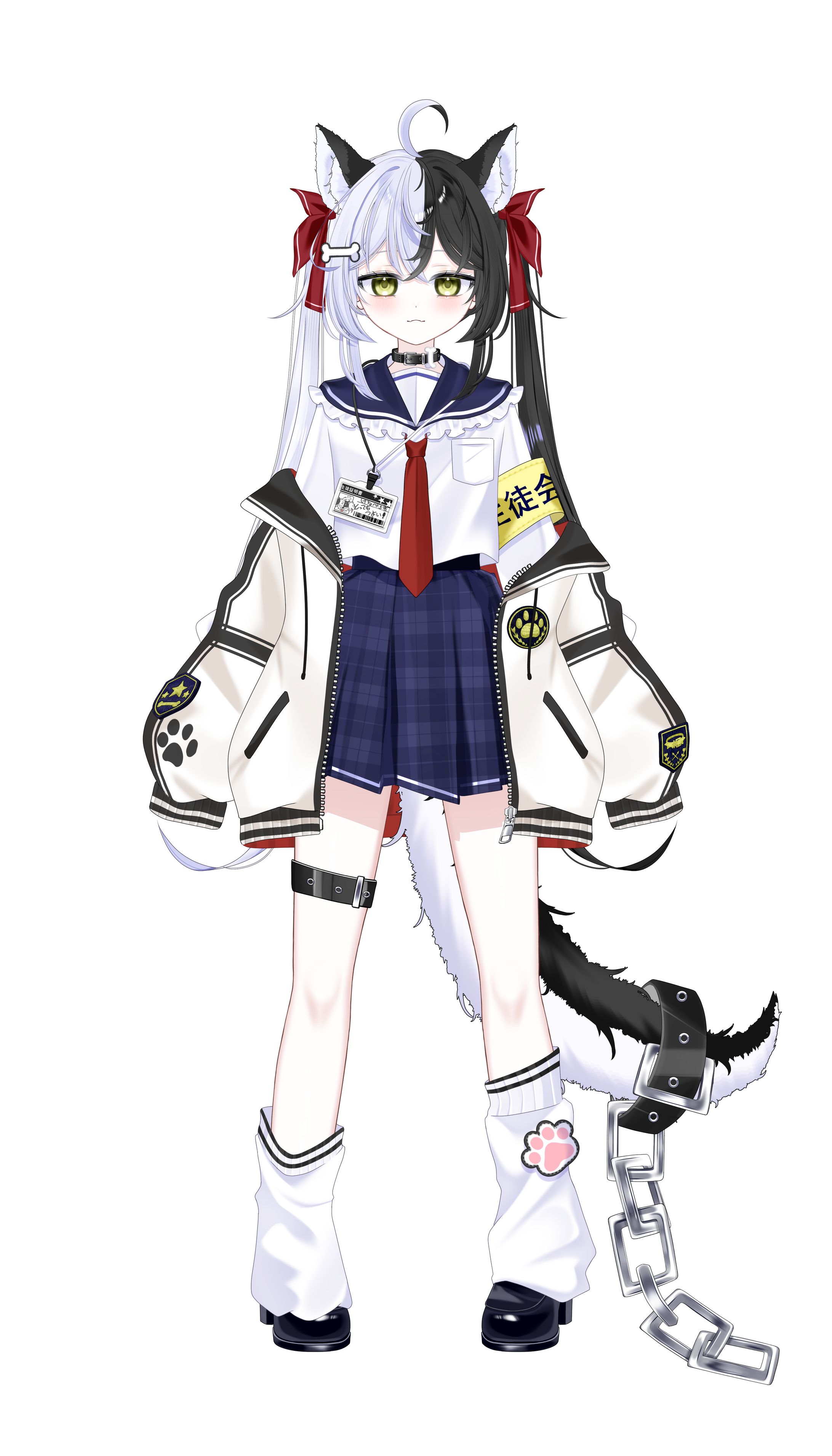 ケルベロスの生徒会長/パーツ分けイラスト-1