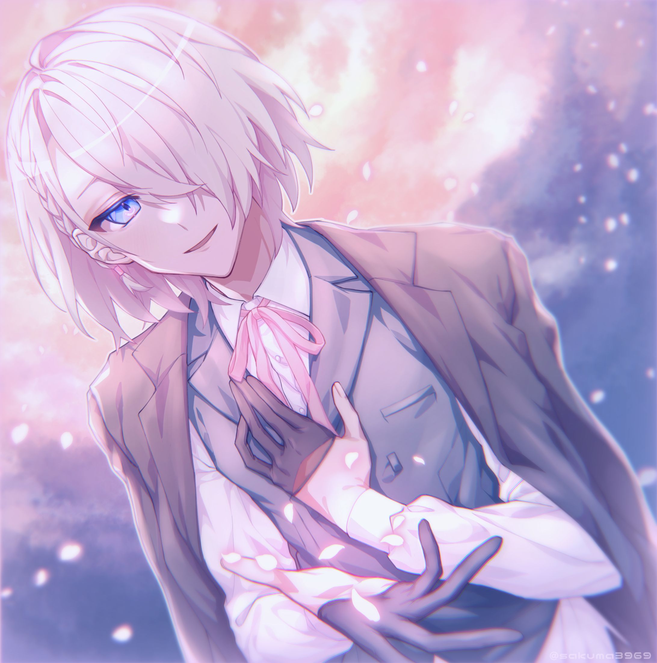 一次創作　青年ｲﾗｽﾄ-1