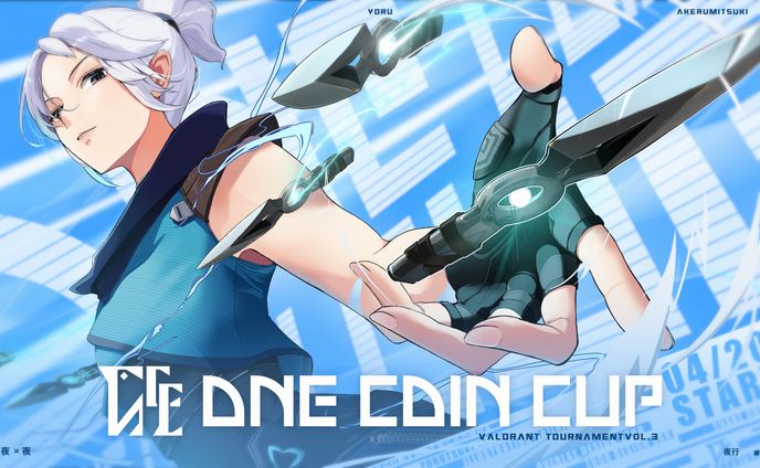 夜月ラピス 様主催「ONE COIN CUP」シンボル/大会名ロゴ