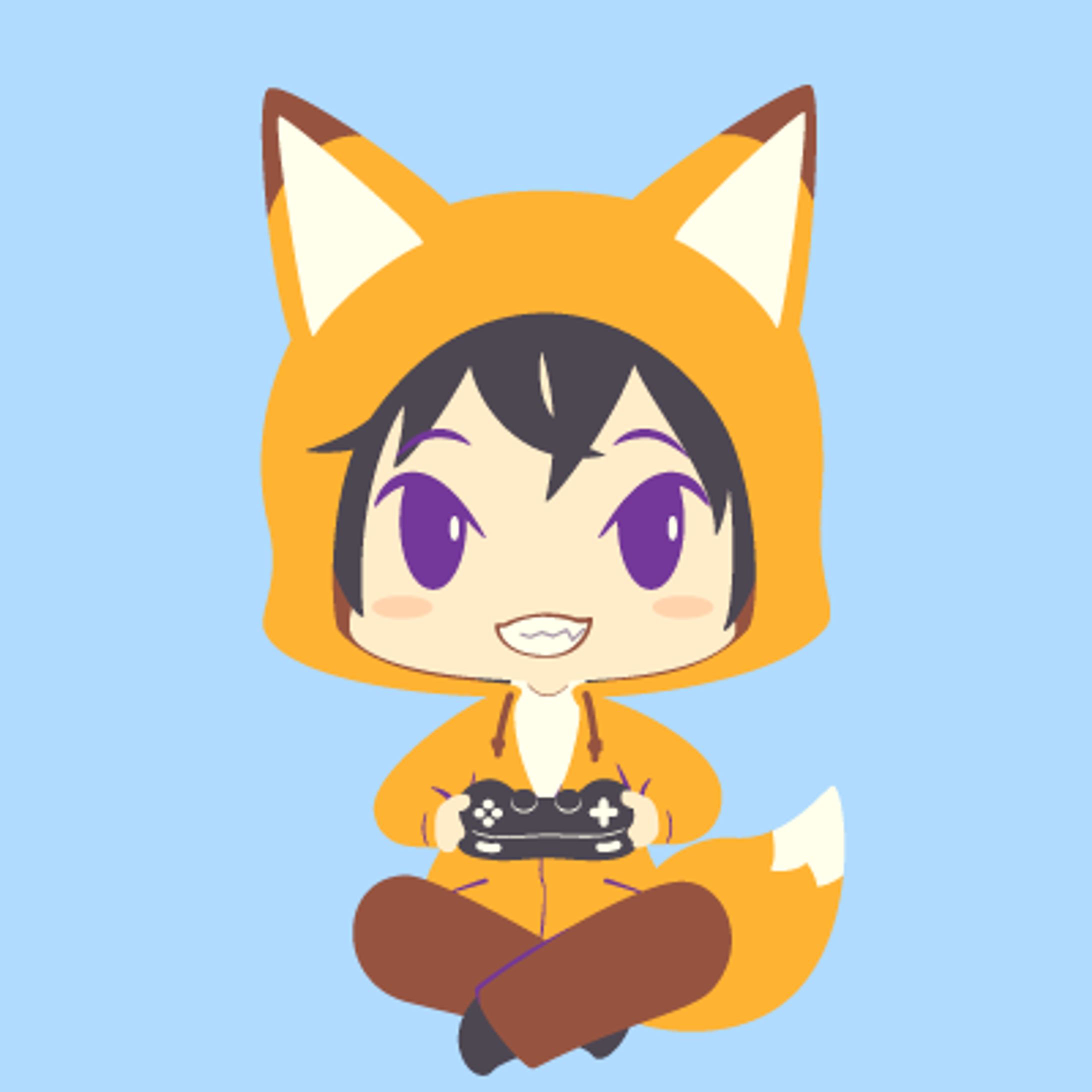 キツネの擬人化アイコン(男)-1