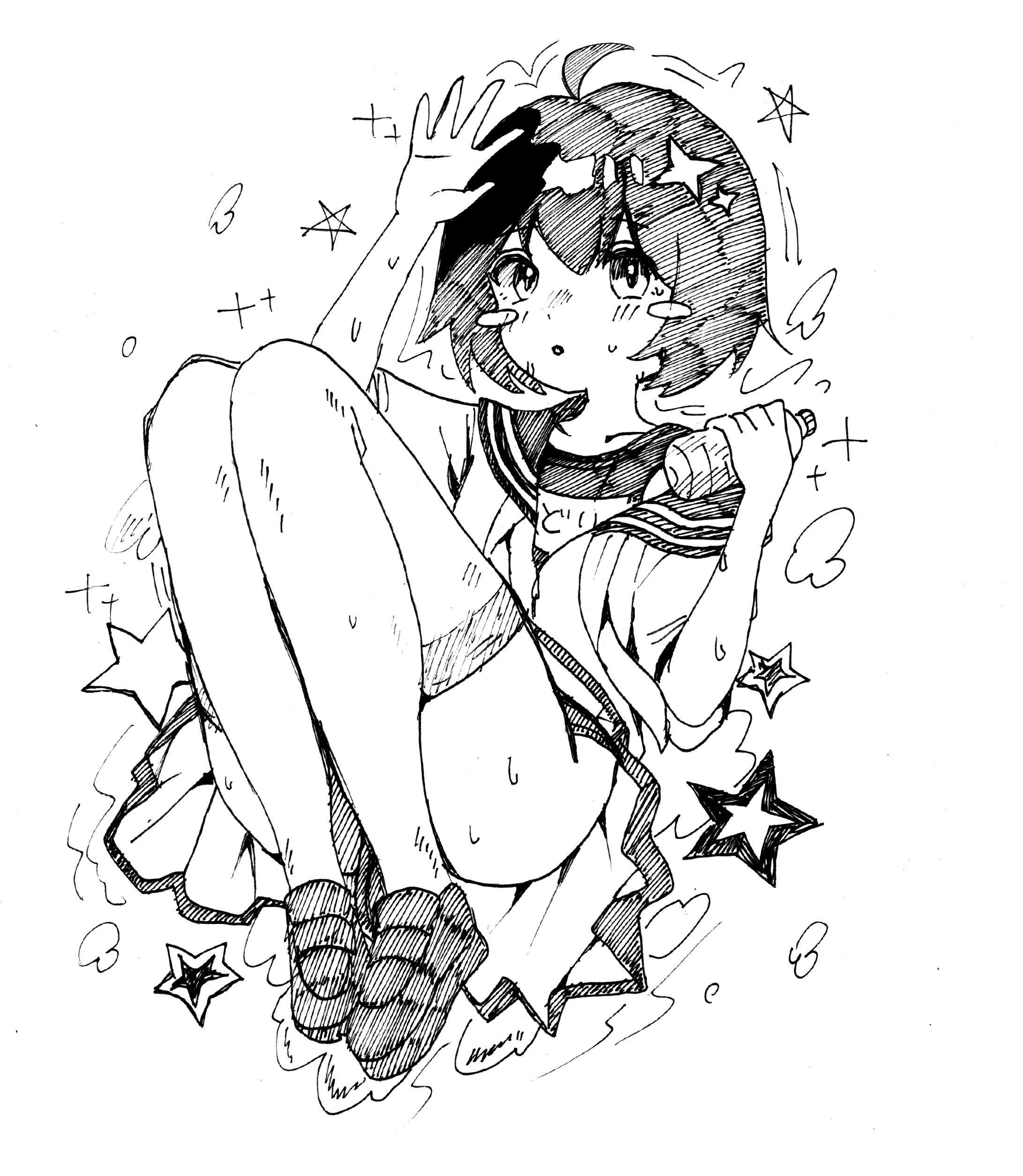 【二次創作】夏のまどりちゃん（FANART）-1