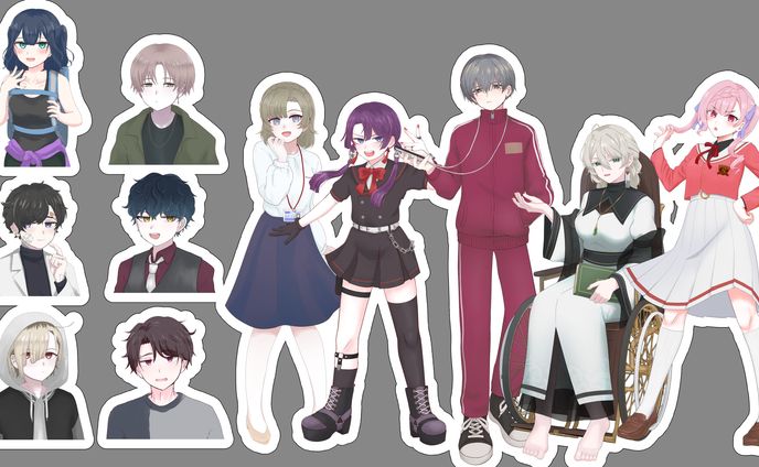 立ち絵イラスト