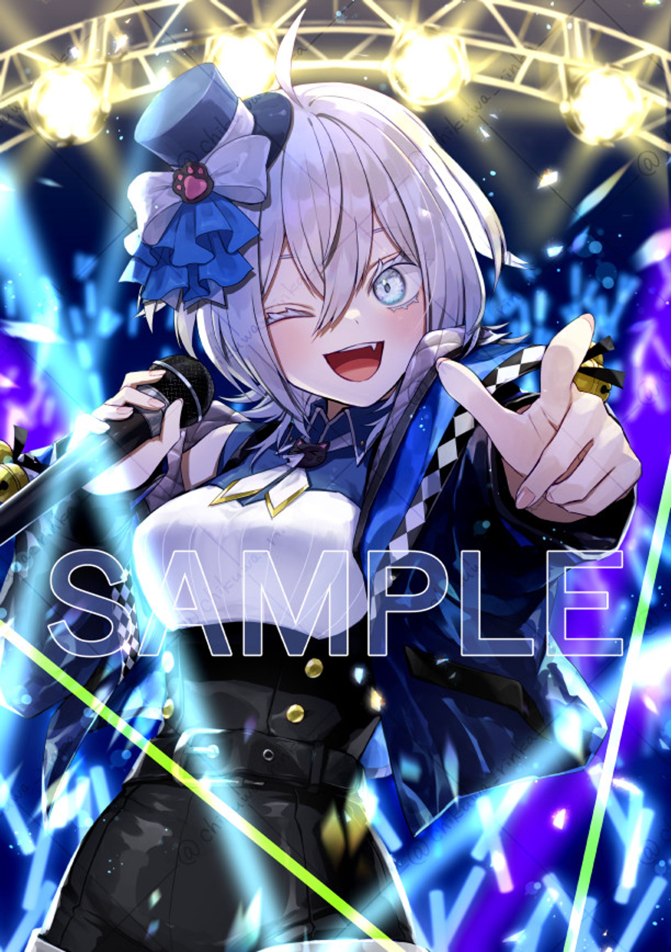 MUZU様 ぶいきゃすコレクショントレカ用イラスト-1