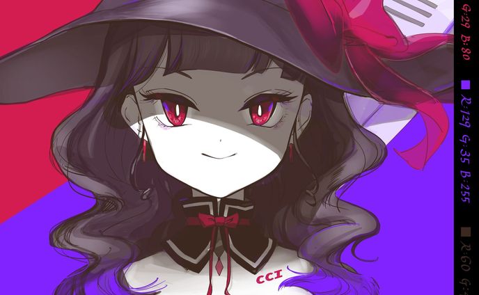 Red Witch

1st color R:211 G:29 B:80 / 2nd color R:129 G:35 B:255 / 3rd color R:60 G:40 B:30

【Red Witch】 美しく生まれてしまった女の子 内面を知ってもらいたい

容姿端麗、才色兼備。 赤が生んだ女の子。 自分に自信があって意思も強い。 しかし、本人の性格と外見の良さから中々本音を言えない。 背負うメカホウキで空を飛ぶのが好き。 ホイップクリームも好き。 印象的な目で影の中から見つめてくることをイメージした。

The girl, too beautiful. She want you to know the inside.

Good looks, beautiful and wise. The girl born of red. She is confident and have a strong will. However, due to shes personality and good appearance, she cannot say shes true intentions. She likes to fly in the sky with a mechanical broom on her back. She also likes whipped cream. I imagined her staring from the shadows with impressive eyes.

https://opensea.io/assets/matic/0x2953399124f0cbb46d2cbacd8a89cf0599974963/76285897457593373971531072859828676946637580275269301390549996155095387996163