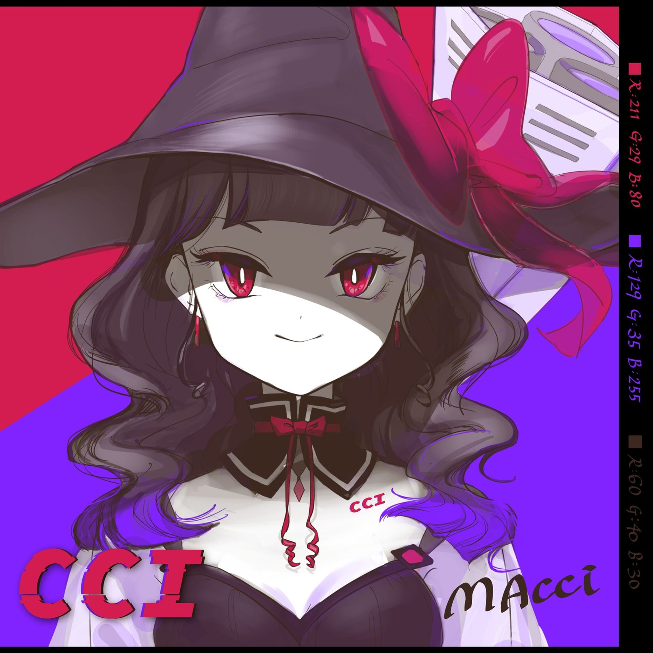 Red Witch

1st color R:211 G:29 B:80 / 2nd color R:129 G:35 B:255 / 3rd color R:60 G:40 B:30

【Red Witch】 美しく生まれてしまった女の子 内面を知ってもらいたい

容姿端麗、才色兼備。 赤が生んだ女の子。 自分に自信があって意思も強い。 しかし、本人の性格と外見の良さから中々本音を言えない。 背負うメカホウキで空を飛ぶのが好き。 ホイップクリームも好き。 印象的な目で影の中から見つめてくることをイメージした。

The girl, too beautiful. She want you to know the inside.

Good looks, beautiful and wise. The girl born of red. She is confident and have a strong will. However, due to shes personality and good appearance, she cannot say shes true intentions. She likes to fly in the sky with a mechanical broom on her back. She also likes whipped cream. I imagined her staring from the shadows with impressive eyes.

https://opensea.io/assets/matic/0x2953399124f0cbb46d2cbacd8a89cf0599974963/76285897457593373971531072859828676946637580275269301390549996155095387996163-1