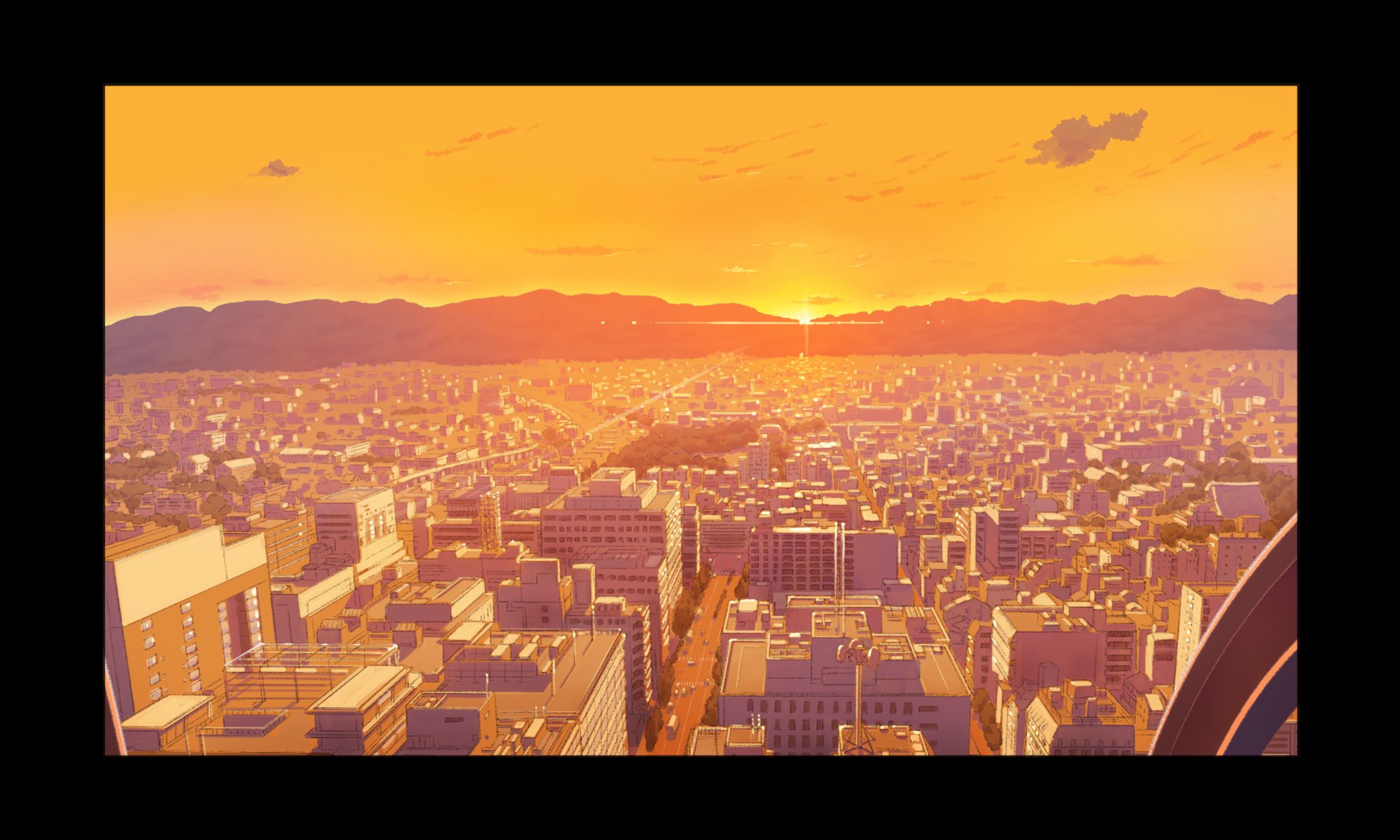 TVアニメ　[おこしやす、ちとせちゃん]　背景-1