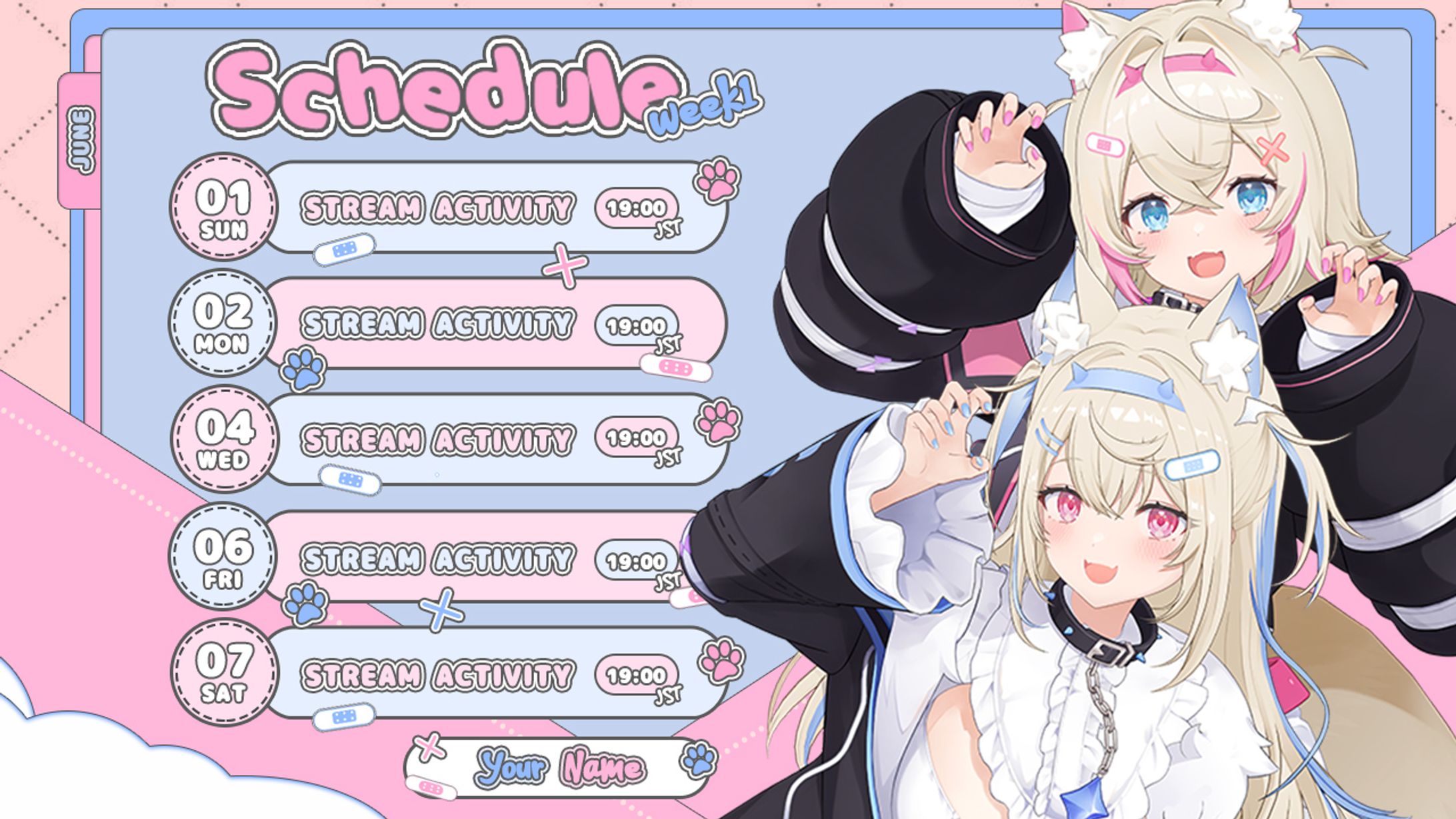 [Schedule] Fuwamoco - Hololive-1