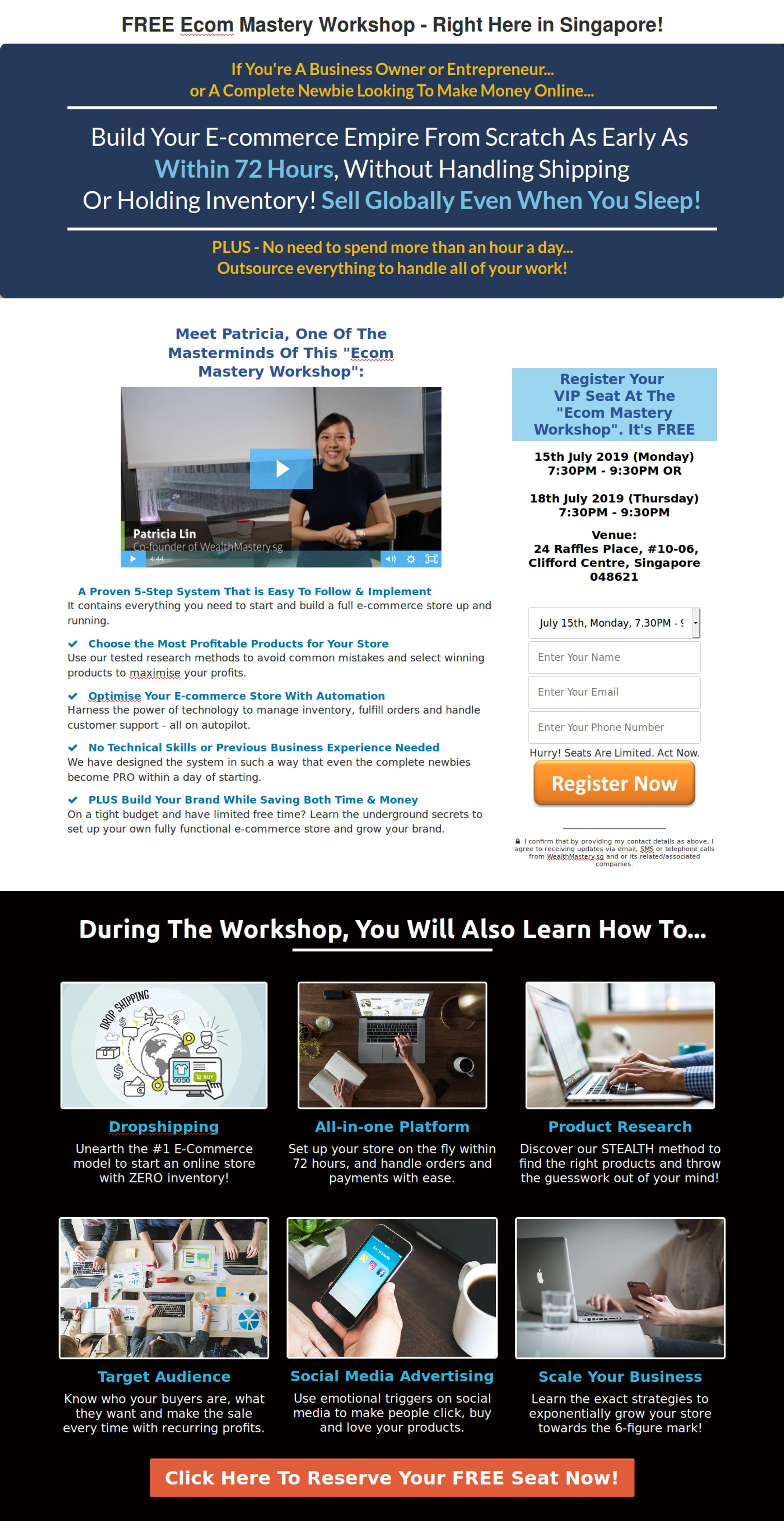 Landing Page For A Workshop-1