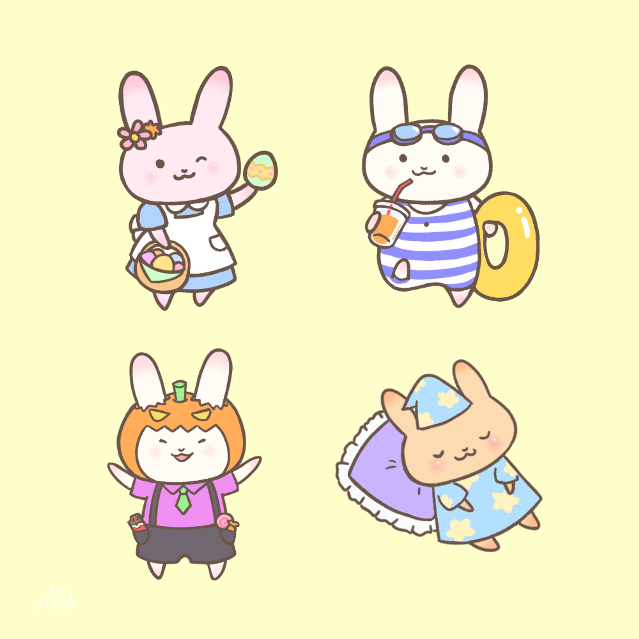サンプルイラスト（動物キャラクター）-1