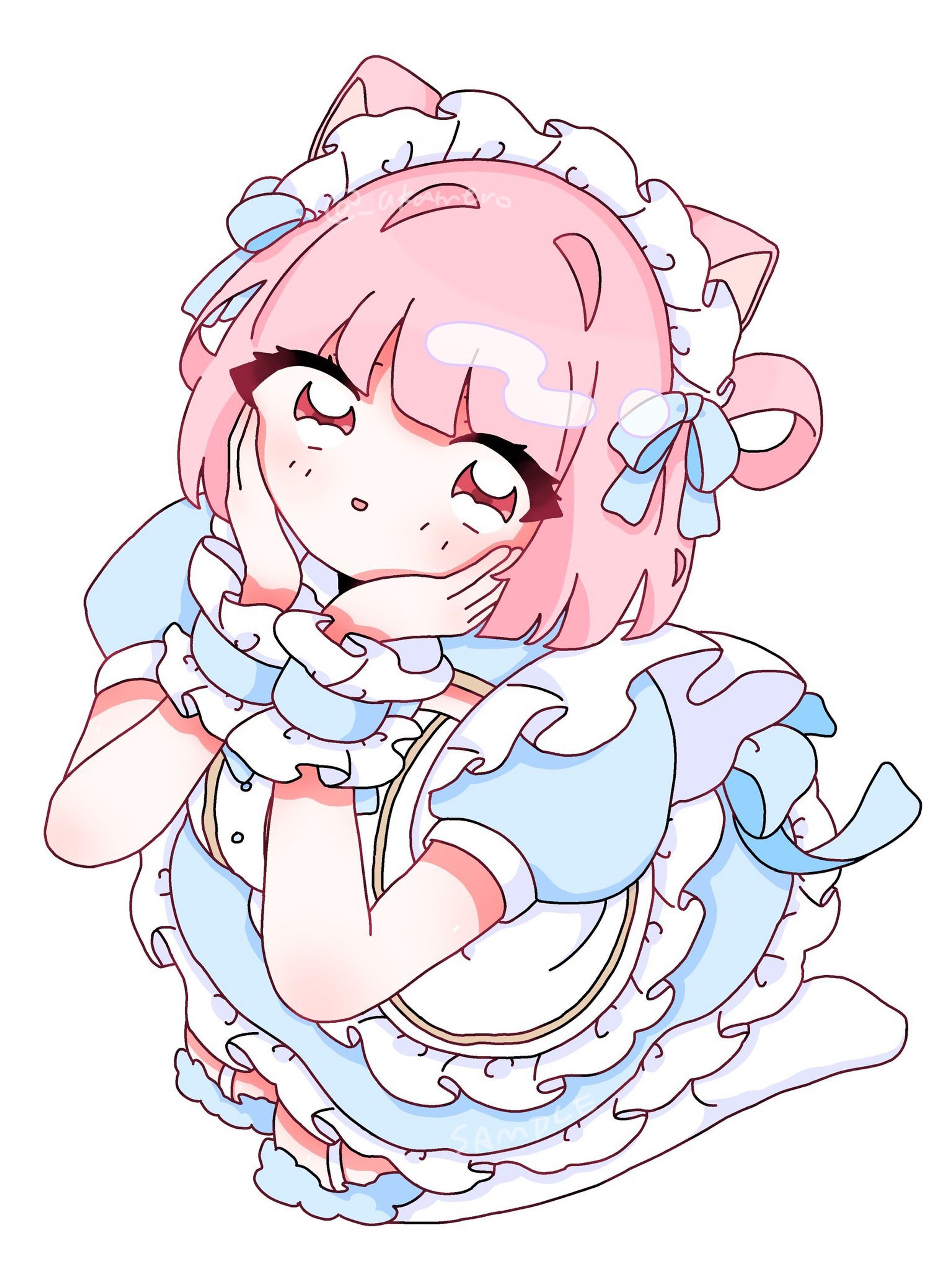 【お仕事】神谷ねこ様　歌ってみたMVイラスト-1