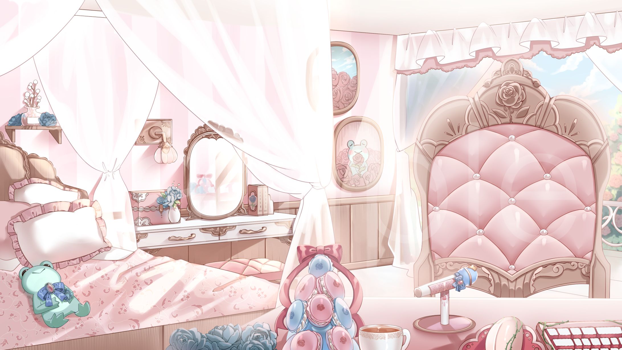 【月城リリナ様】お部屋イラスト-1