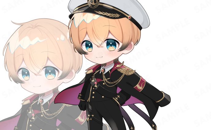 天海蒼様 SDイラスト