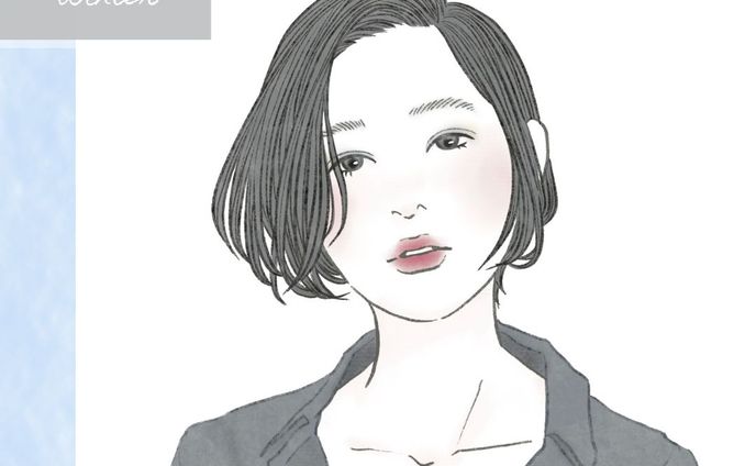 ルミネ有楽町様「オンラインパーソナルカラー診断」イラスト制作