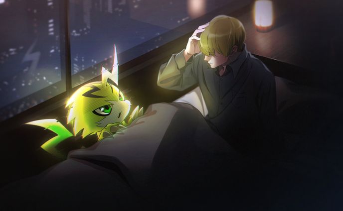 【仕事絵】DIGIMONSEEKERS カラー挿絵❷