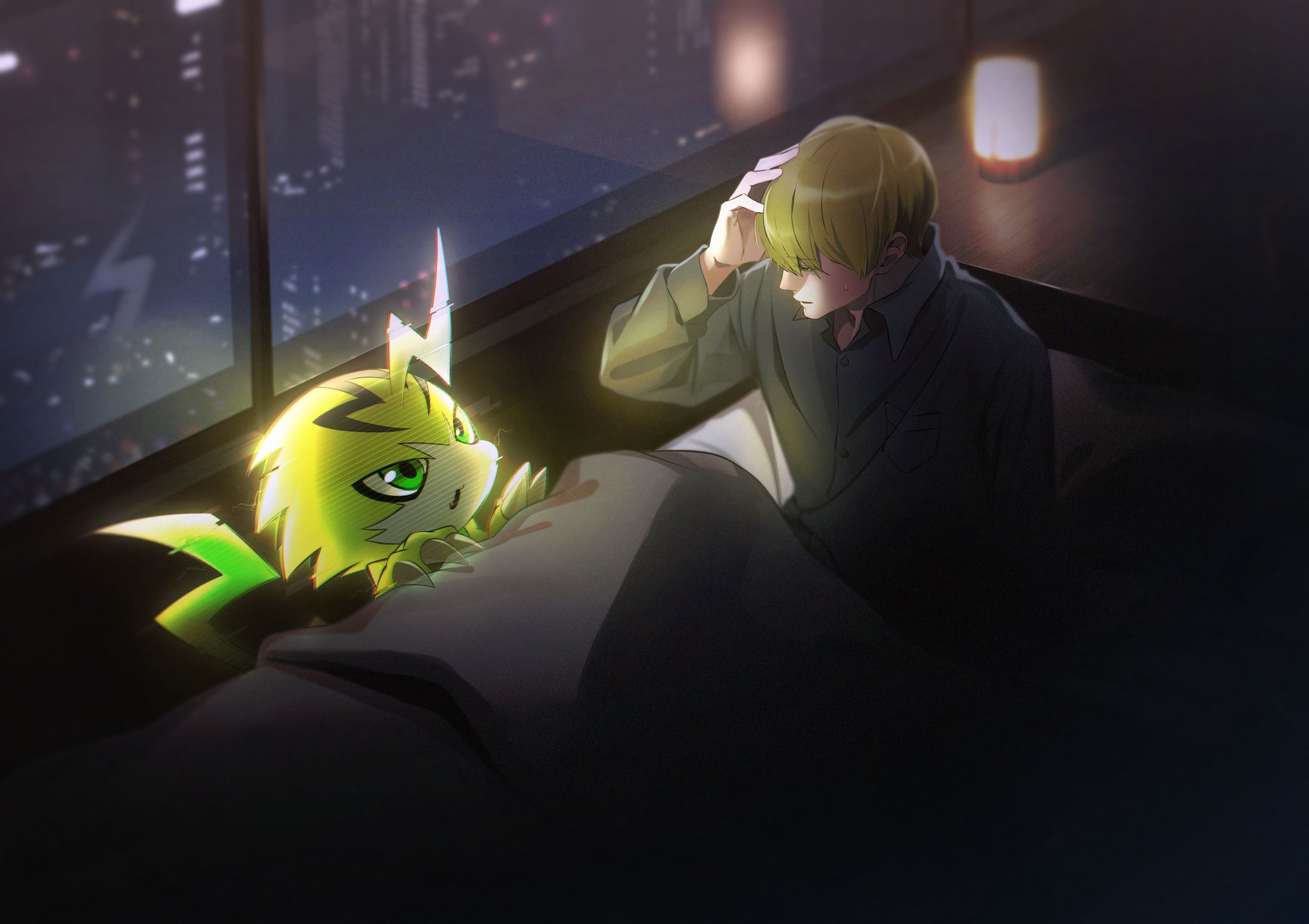 【仕事絵】DIGIMONSEEKERS カラー挿絵❷-1