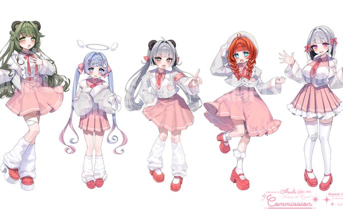 オリ曲MV内イラスト