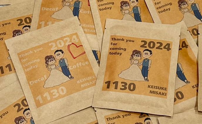 【結婚式】各種似顔絵