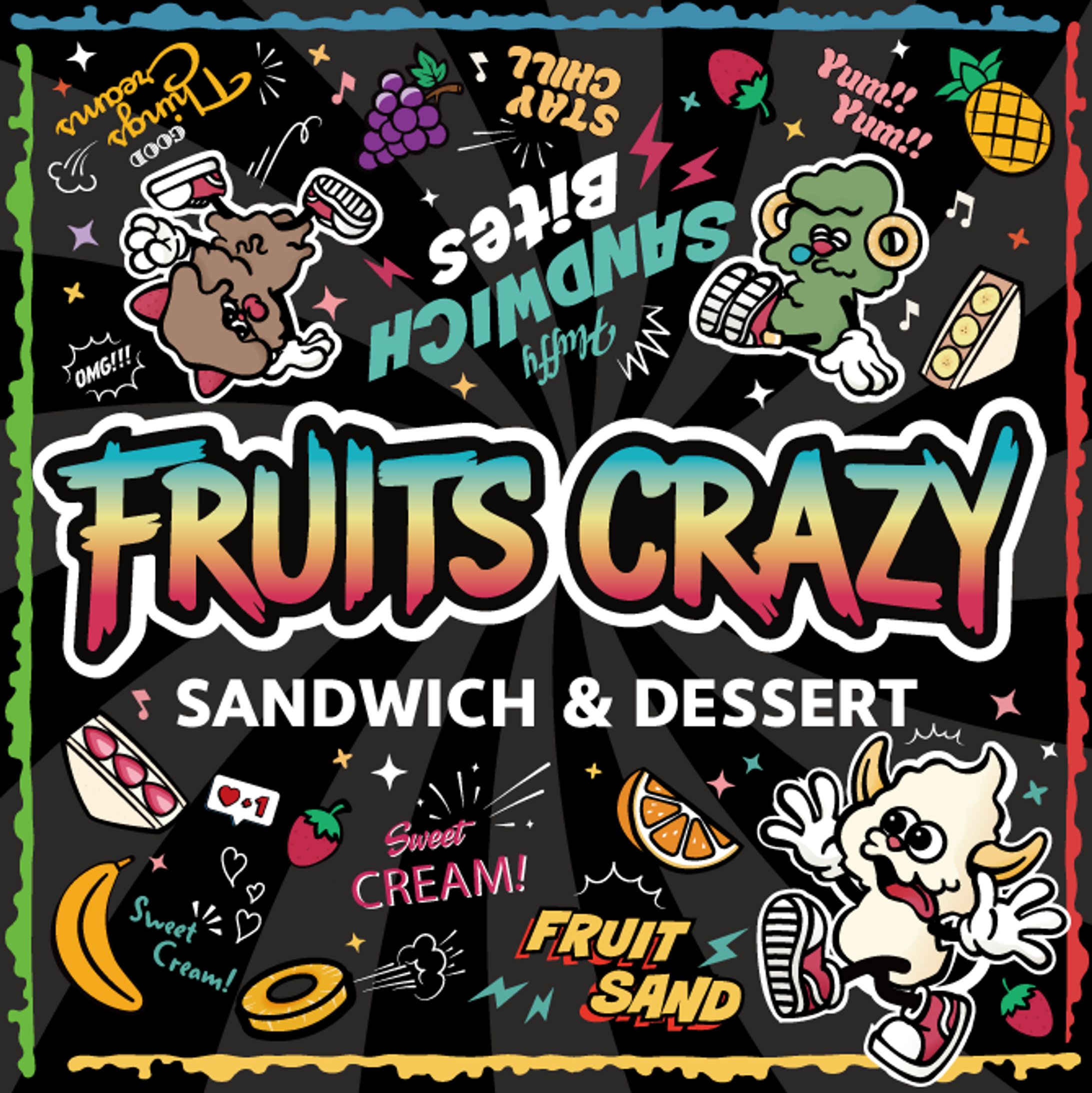 フルーツサンド屋さんの看板-1