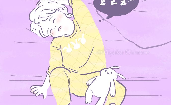 寝相の悪い我が娘（オリジナル）