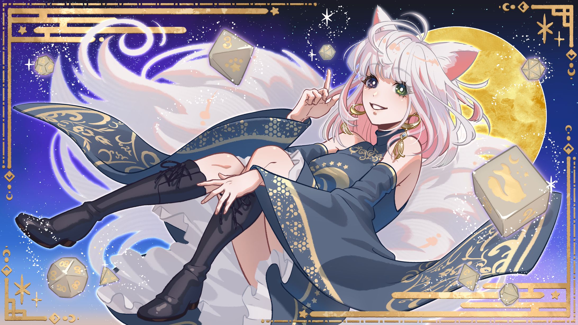 【ご依頼】満月みお 様【配信素材用イラスト】-1
