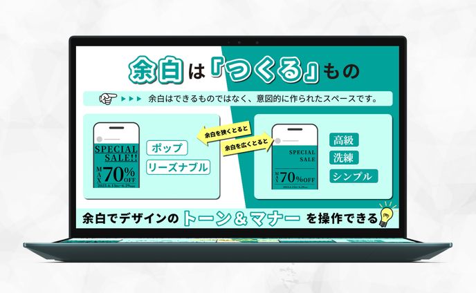 図解｜余白は「つくる」もの