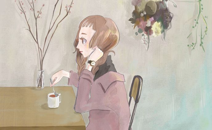 オリジナル作品『カフェみたいな部屋に憧れる』
