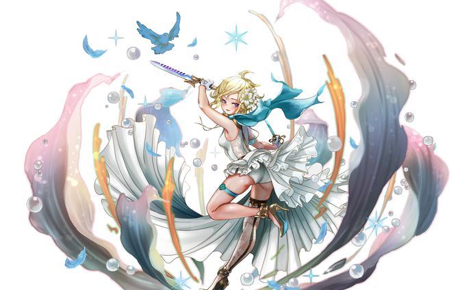 オリキャラ立ち絵、三面図