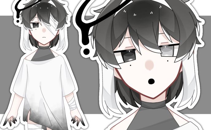 【完売】モノクロ中性っ子