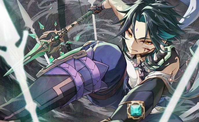原神ファンアート（2025年魈生誕祝）