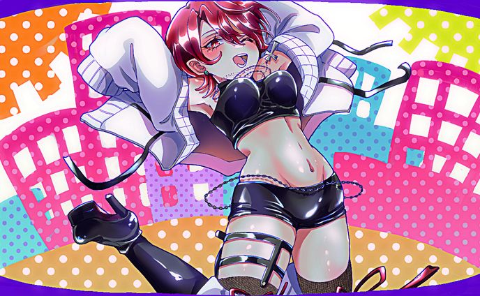 Vtuber music video illust