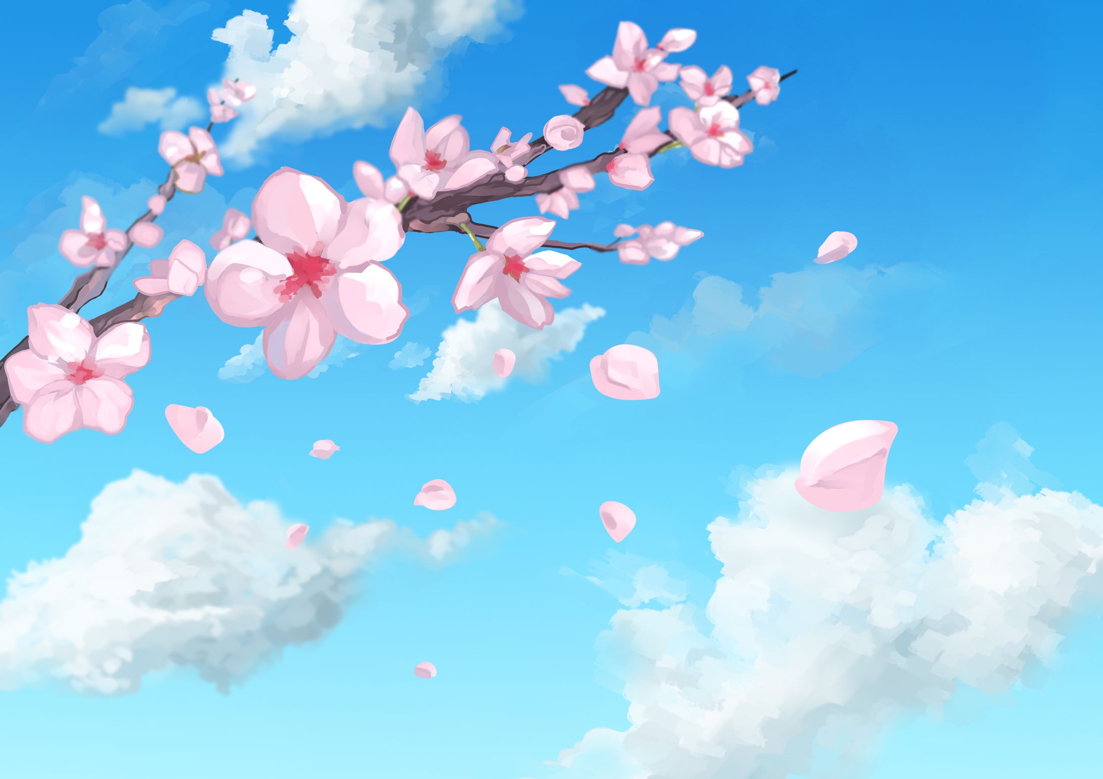 【イラスト】桜-1