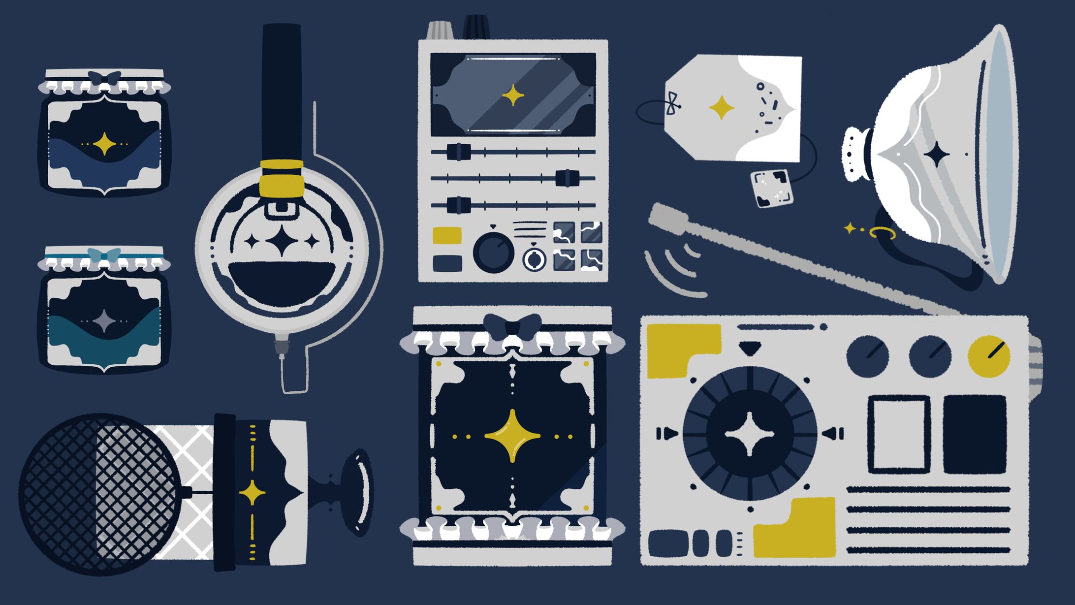 モチーフ小物イラスト②-1