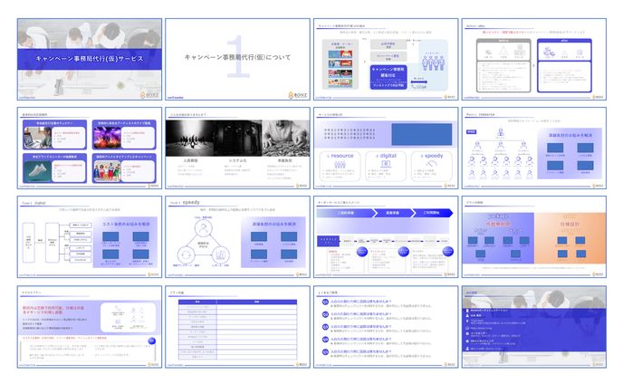 キャンペーン事務局代行 営業資料PowerPoint