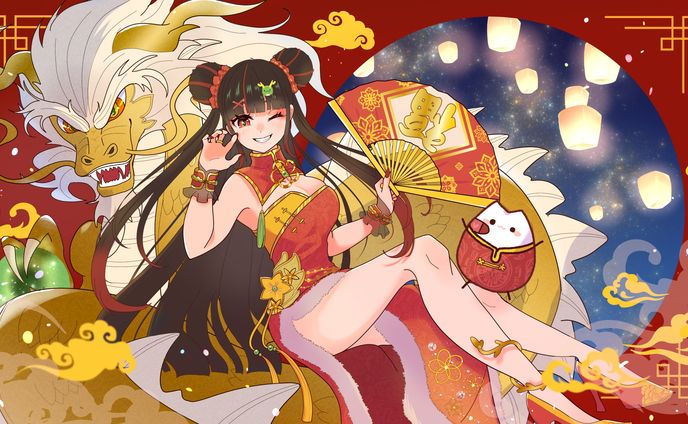 【skeb】旧正月の衣装【ご依頼】