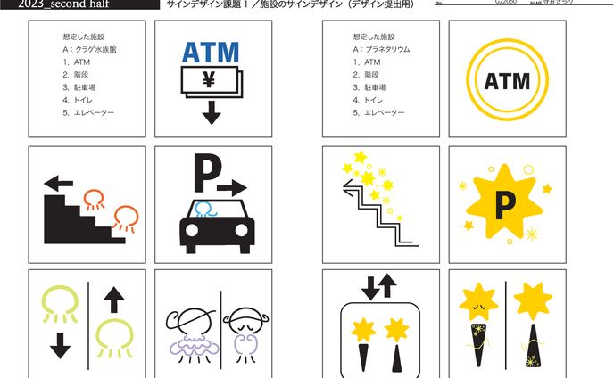 施設サイン　ピクトグラム