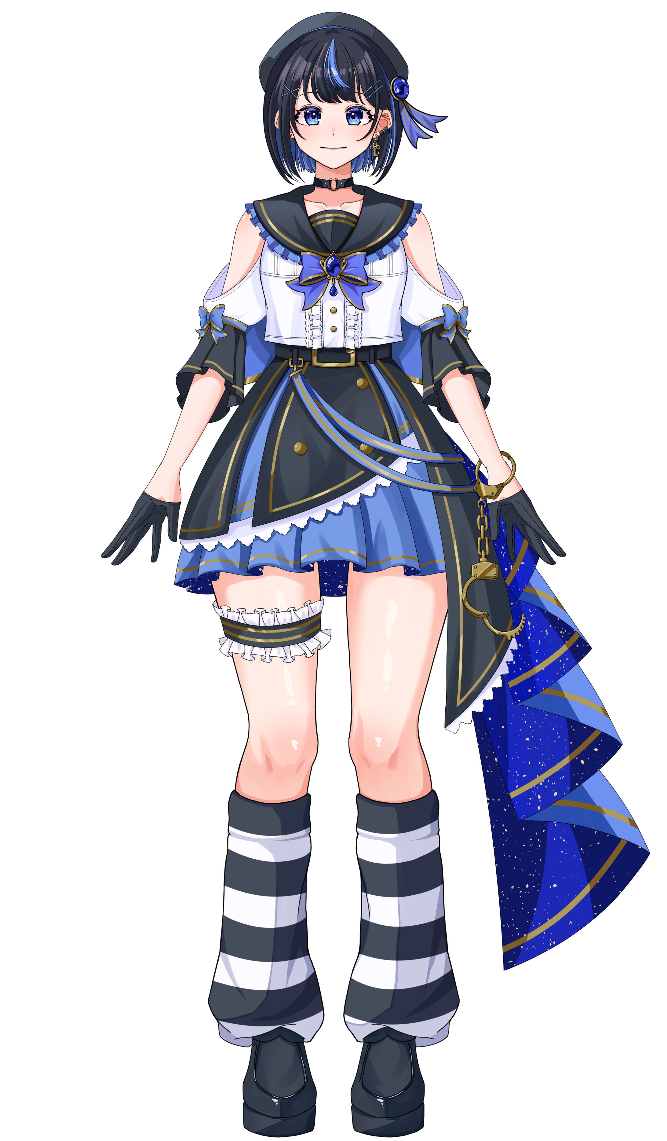 【イラスト・キャラデザ】Live2D用立ち絵-1