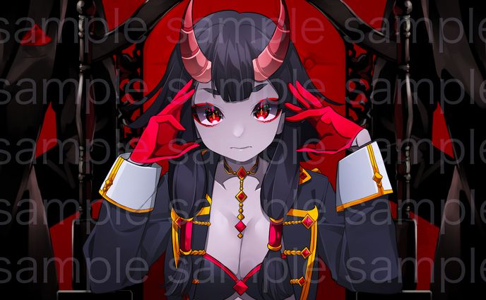 【work】恋獄おとね様「デーモンロード」動画イラスト