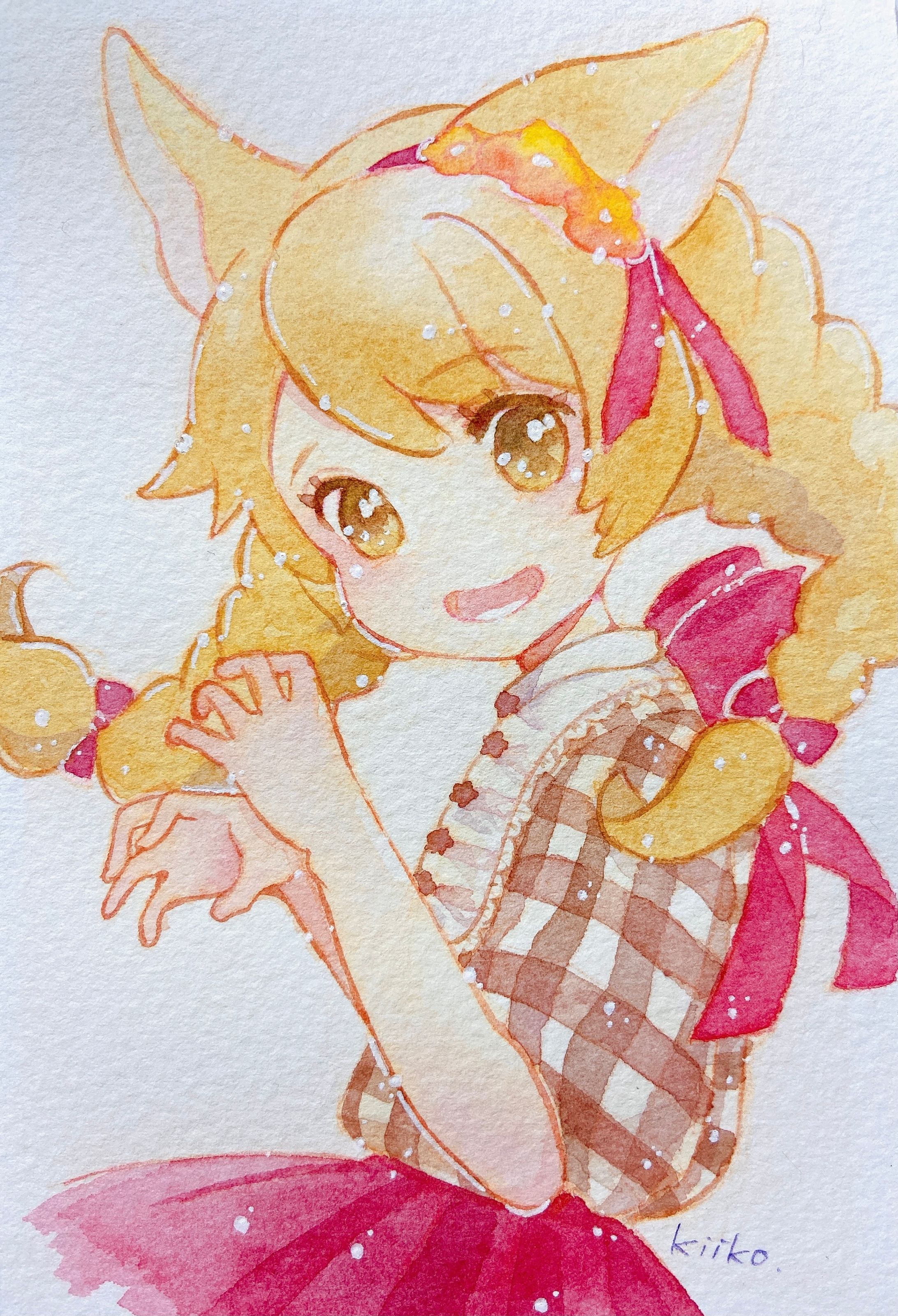 透明水彩アナログイラスト-1