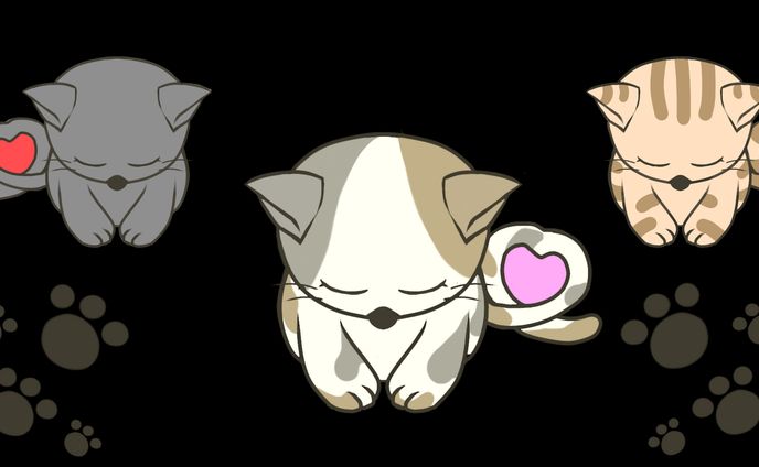 パッケージ用猫イラスト
