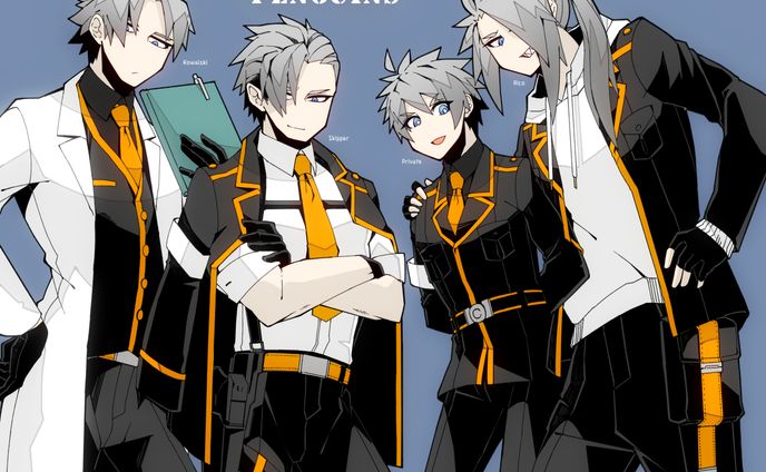 ペンギンズ擬人化