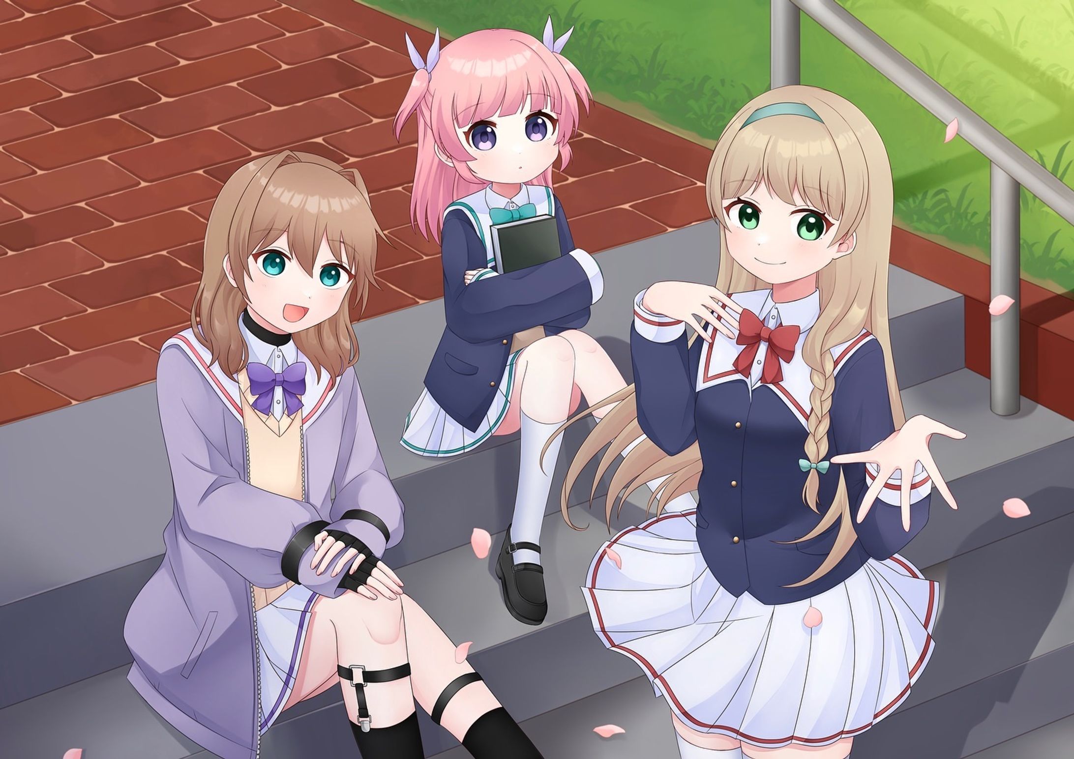【オリジナル】架空のギャルゲのキービジュアル制作-1