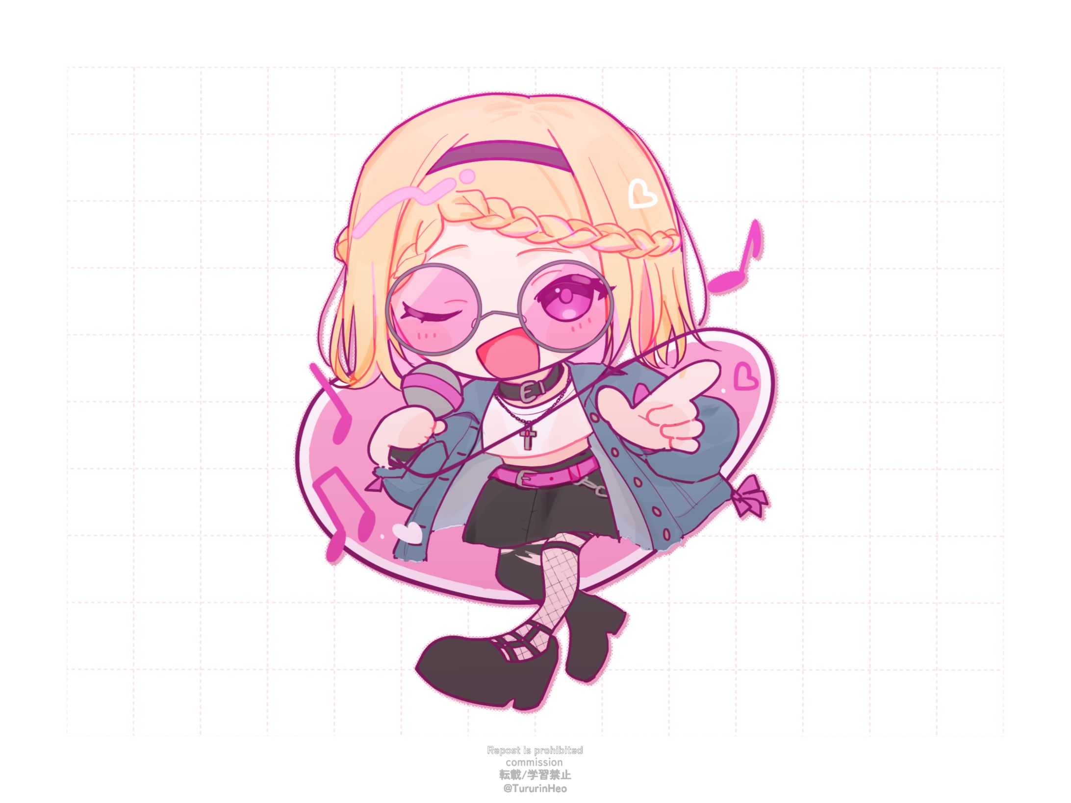 Vライバー 天使乃はね様 ミニキャライラスト-1