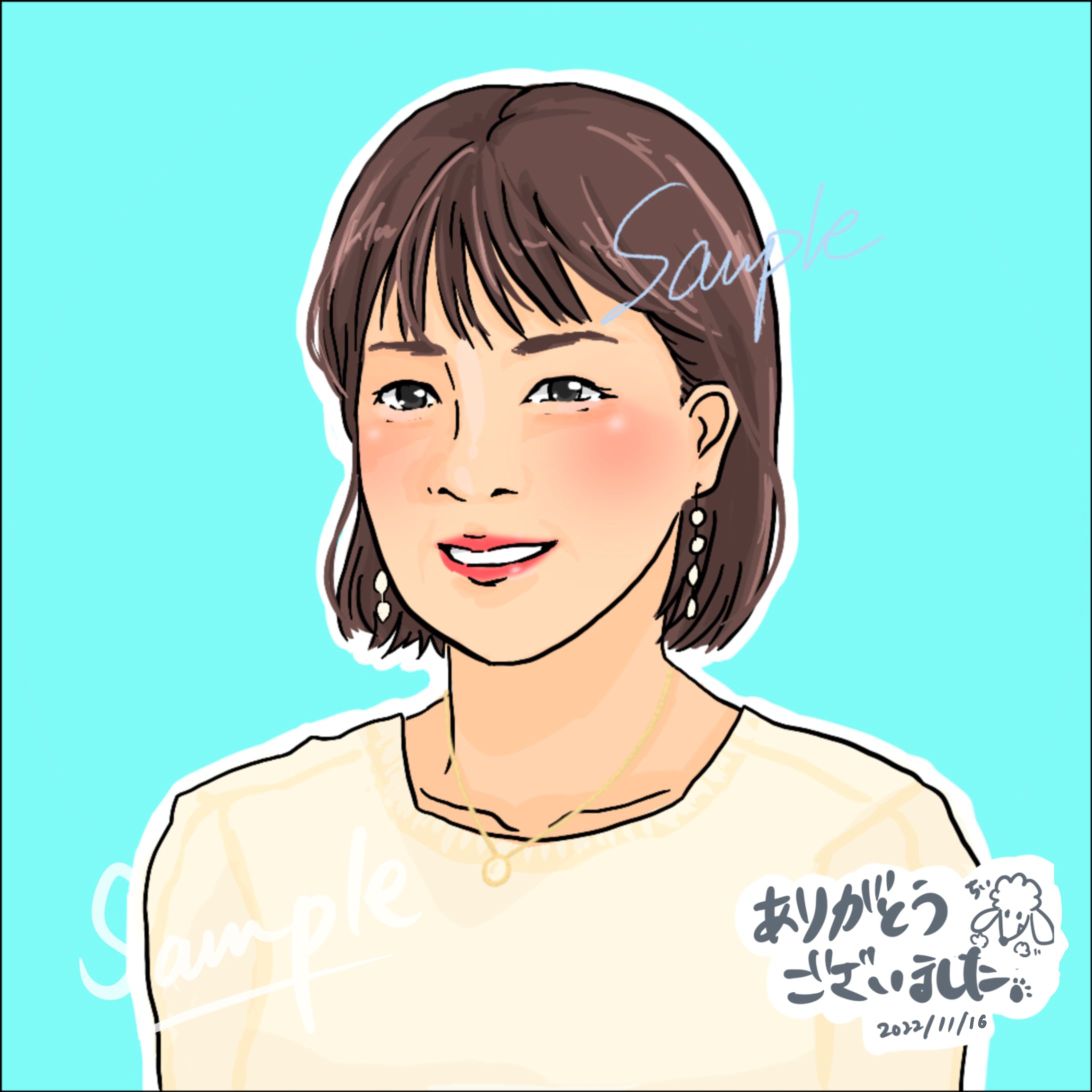 SNS用アイコン/リアル画　あいさん-1