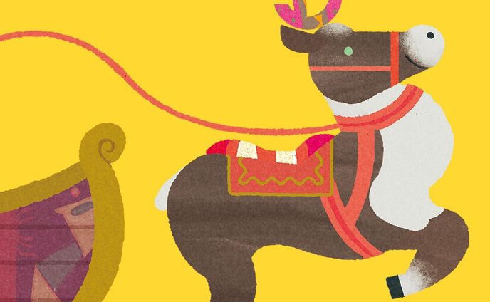 Merry Christmas🎄✨
トナカイさん

知育絵本『 いちばんはじめの せかいちず 』🌏より
.
.
.
#merrychristmas #christmas #happyholidays #illustration #animal #トナカイ #reindeer #animalillustration