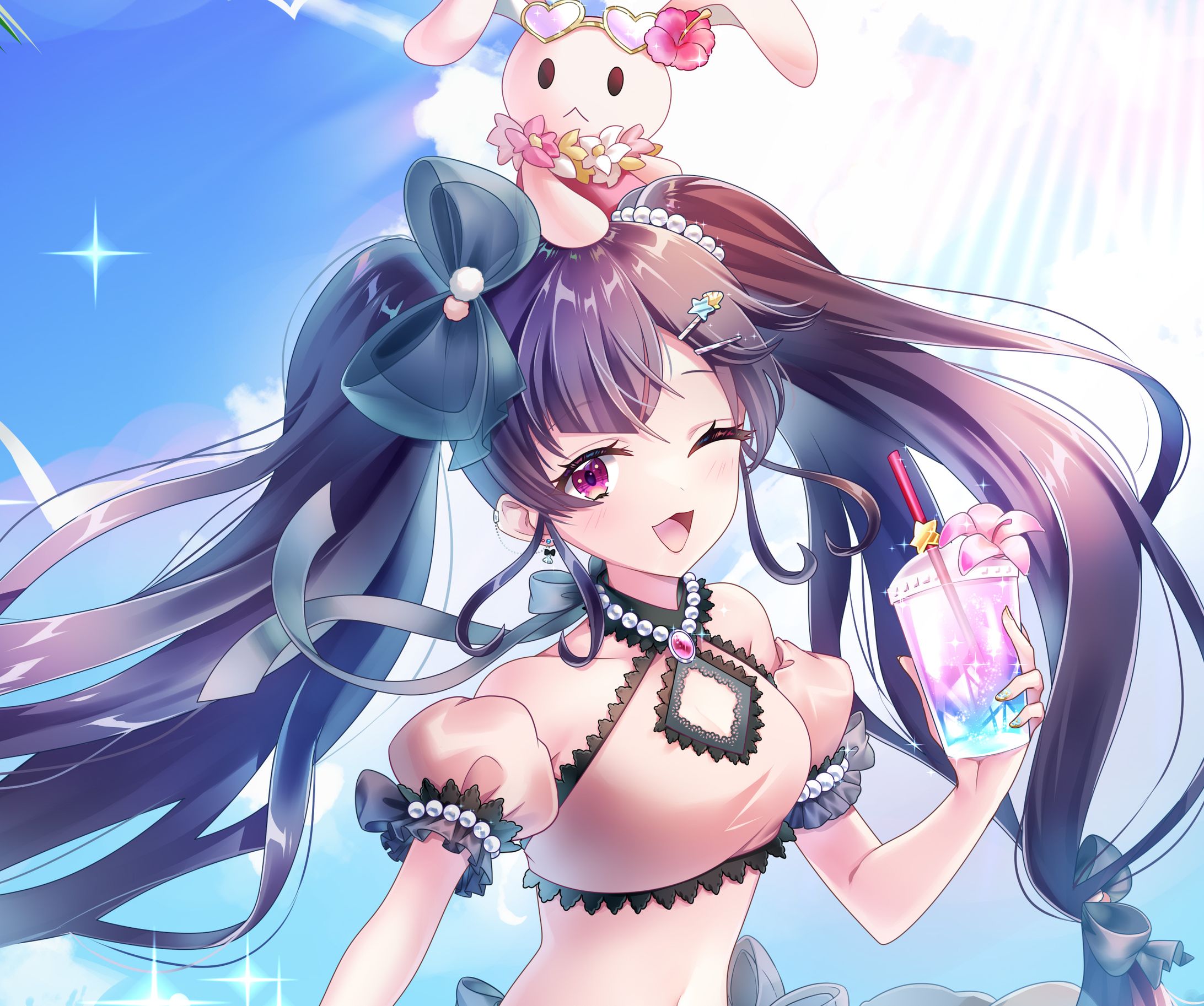 小兎姫ちぴぃ様 夏イラスト 